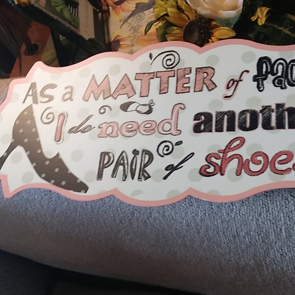 Tin sign